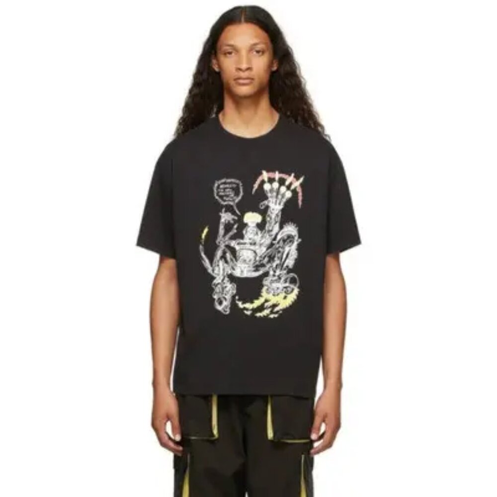 NWT Brain Dead x Them Masters Of Flow T-Shirt, Black, Size: Medium